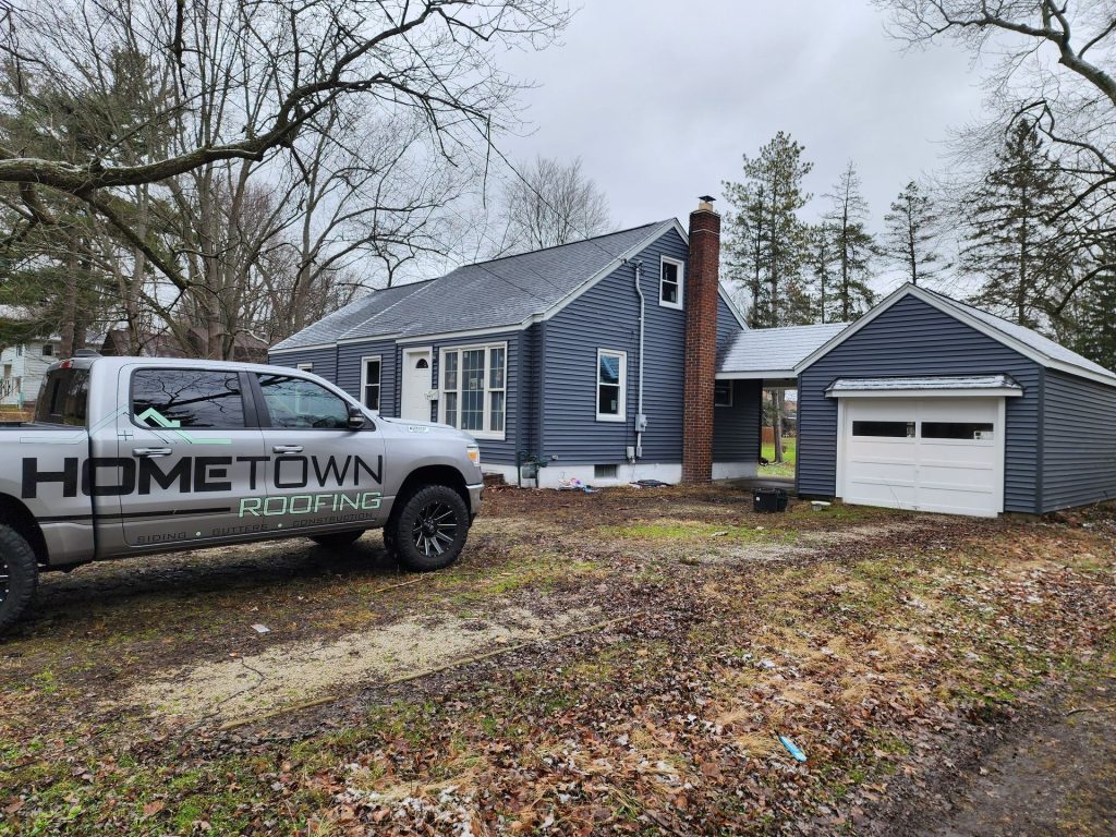 residential roofing project