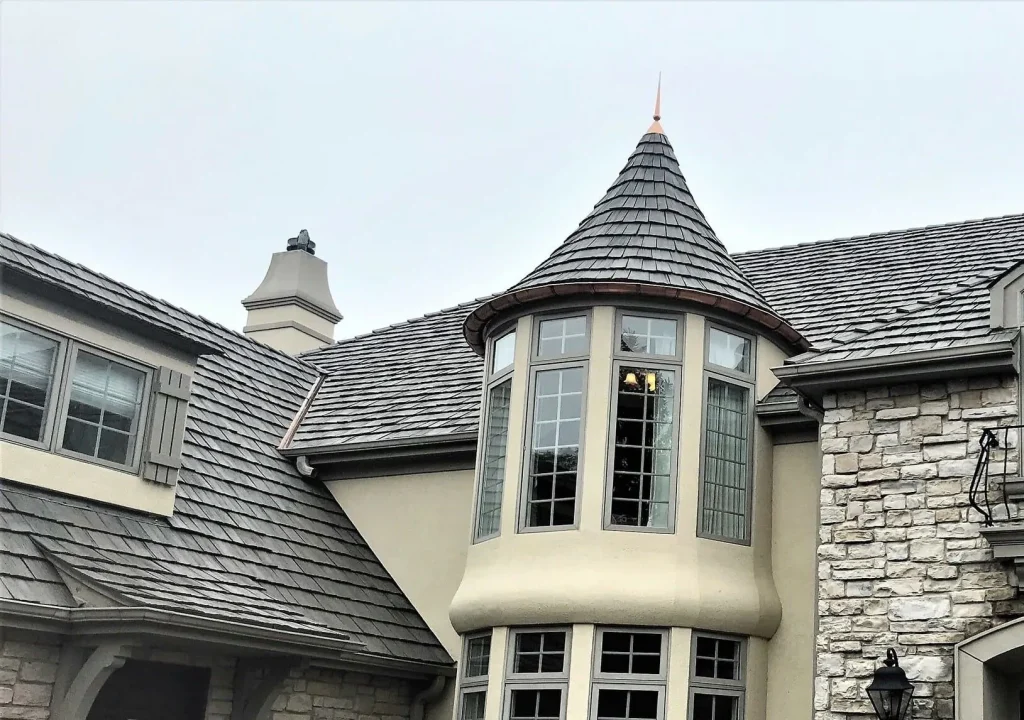 brava+tile+on+a+roof+turret+in+delaware +oh 1920w