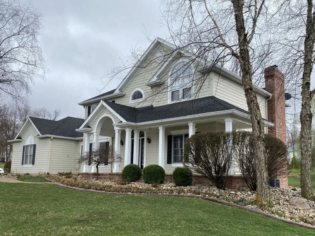 strongsville home with james hardie siding