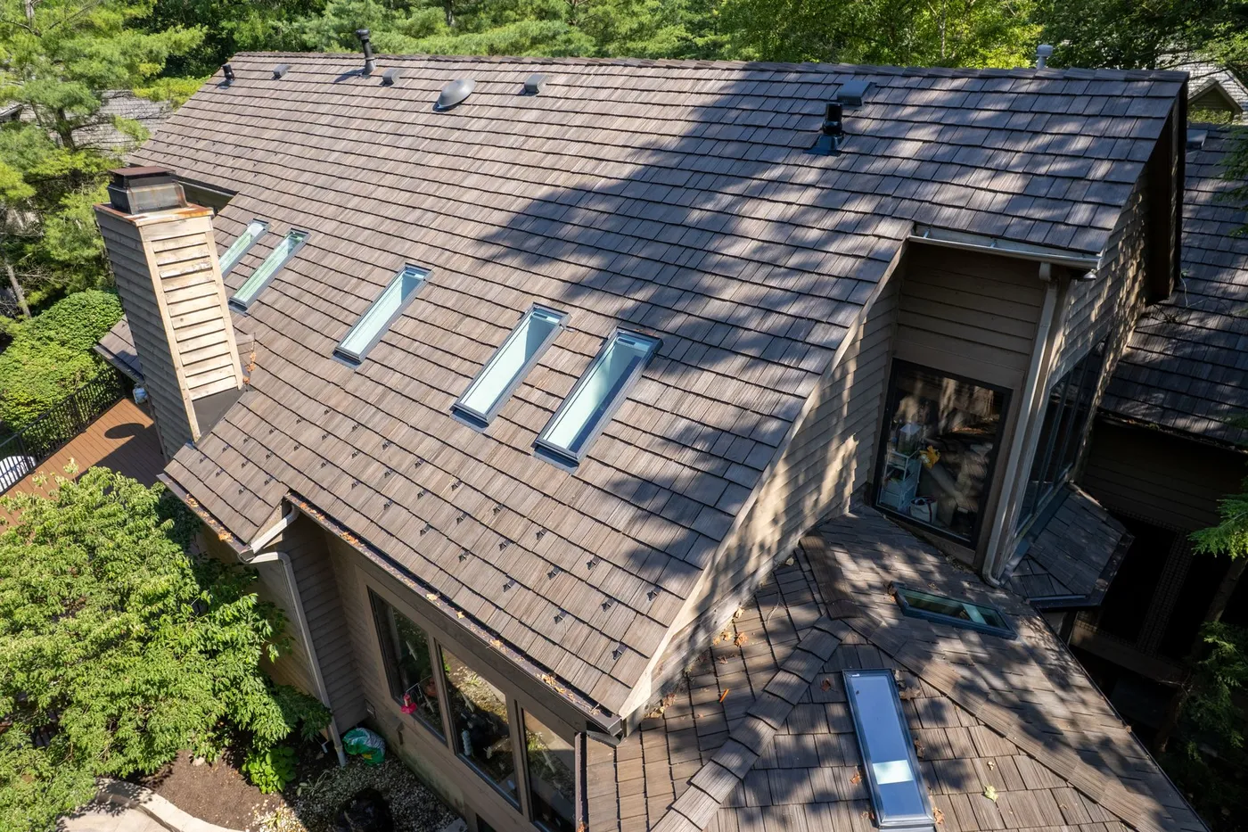 natural synthetic shake roof